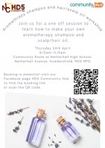 Aromathrapy shampoo and hairscalp oil workshop