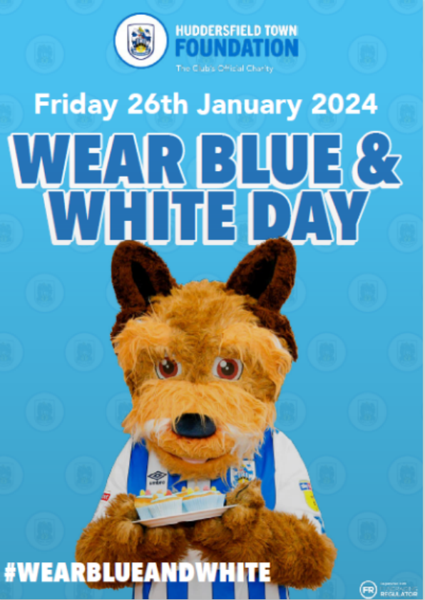 wear Blue and White
