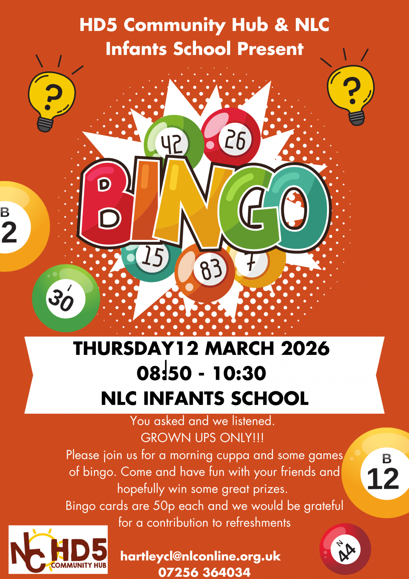 Bingo Poster 12.03.2026