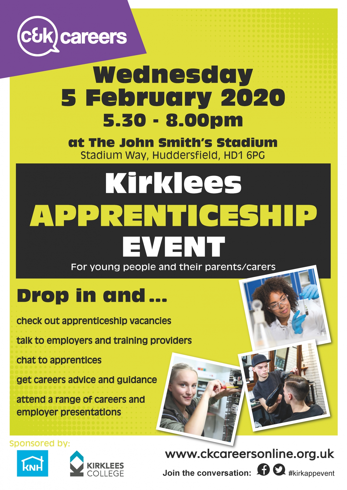 Apprenticeship Event_Poster_Kirklees2020